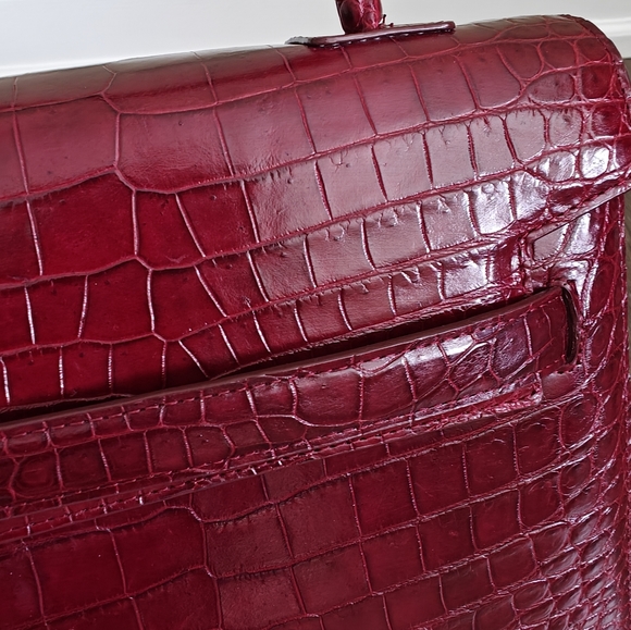 Genuine alligator hand bag - Picture 3 of 6